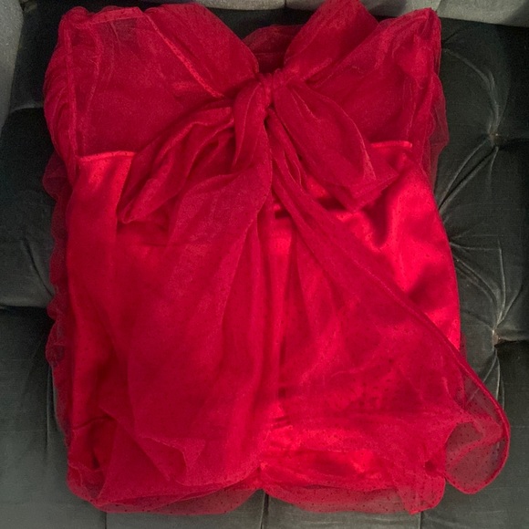 ZARA gorgeous hot pink mesh tulle HOLIDAY DRESS. - Picture 7 of 8